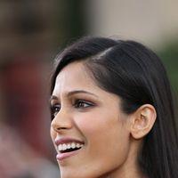 Freida Pinto seen at The Grove  for news programme 'Extra' | Picture 121317